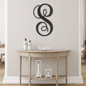 Personalized Family Initial Sign | Last Name Initial Sign | Custom Family Sign | Metal Family Name Monogram Sign | Monogram Door Hanger