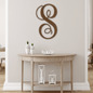 Personalized Family Initial Sign | Last Name Initial Sign | Custom Family Sign | Metal Family Name Monogram Sign | Monogram Door Hanger