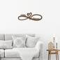 Personalized Infinity Monogram, Customized Couples Name Wall Decor, For Wedding, Housewarming, Bridal Shower, Anniversary, Home Sign