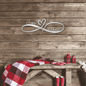 Personalized Infinity Monogram, Customized Couples Name Wall Decor, For Wedding, Housewarming, Bridal Shower, Anniversary, Home Sign