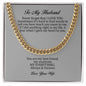 To My Husband, Cuban Link Chain
