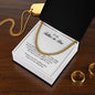 To My Father In Law, Cuban Link Chain