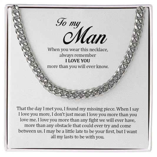 To My Man, Cuban Link Chain