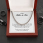 To My Father In Law, Cuban Link Chain