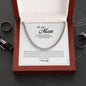 To My Man, Cuban Link Chain, Promise Necklace for Him