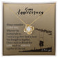 Happy Anniversary, Girlfriend Anniversary Gift, Wife Anniversary Gift, Wedding Anniversary Idea, Jewelry Message Card, Romantic Gift for Her