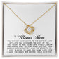 To My Bonus Mom, Love Knot Necklace