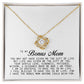 To My Bonus Mom, Love Knot Necklace