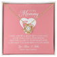 To my Mommy, Mother's Day Gift, Pregnancy Gift for Soon to Be Mom, Baby Shower Gift, Love Knot Necklace