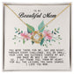To My Beautiful Mom Love Knot Necklace