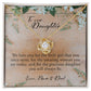To Our Daughter, Love Knot Necklace