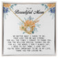 To my Beautiful Mom, Love Knot Necklace, Mother's Day Gift