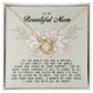 To My Beautiful Mom Love Knot Necklace