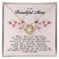 To my Beautiful Mom, Mother's Day Gift, Love Knot Necklace