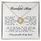 To my Beautiful Mom, Mother's Day Gift, Love Knot Necklace
