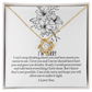Apology Gift, Love Knot Necklace