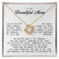 To My Beautiful Mom Love Knot Necklace