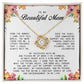 To My Beautiful Mom Love Knot Necklace