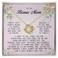 To My Bonus Mom, Love Knot Necklace