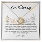 Forgive Me Gift, Love Knot Necklace