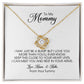 Mommy to Be Gift, Love Knot Necklace, Mother's Day Gift, For Pregnant Mom