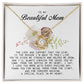 To My Beautiful Mom Love Knot Necklace