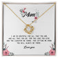 Gift for Mum, Love Knot Necklace