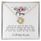 Mom Gift, Love Knot Necklace