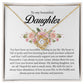 To My Beautiful Daughter, Love Knot Necklace