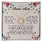 To My Bonus Mom, Love Knot Necklace