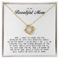 To My Beautiful Mom, Love Knot Necklace