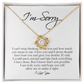 I'm Sorry Gift, Love Knot Necklace