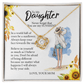 To My Daughter, Love Knot Necklace
