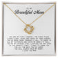 To my Beautiful Mom, Mother's Day Gift, Love Knot Necklace