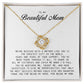 To My Beautiful Mom, Love Knot Necklace