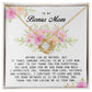 To My Bonus Mom, Love Knot Necklace