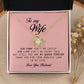 To My Wife, Love Knot Necklace