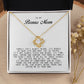 To My Bonus Mom, Love Knot Necklace
