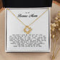 To My Bonus Mom, Love Knot Necklace