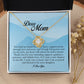 Dear Mom, Love Knot Necklace