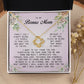 To My Bonus Mom, Love Knot Necklace