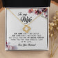 To My Wife, Love Knot Necklace