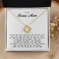 To My Bonus Mom, Love Knot Necklace