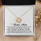 To My Bonus Mom, Love Knot Necklace