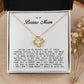To My Bonus Mom, Love Knot Necklace