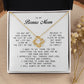 To My Bonus Mom, Love Knot Necklace