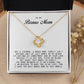 To My Bonus Mom, Love Knot Necklace