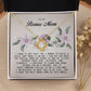 To My Bonus Mom, Love Knot Necklace