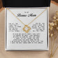 To My Bonus Mom, Love Knot Necklace