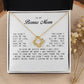 To My Bonus Mom, Love Knot Necklace